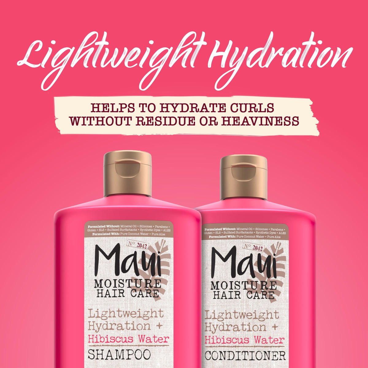 maui moisture conditioner in hand demonstrating recommended amount