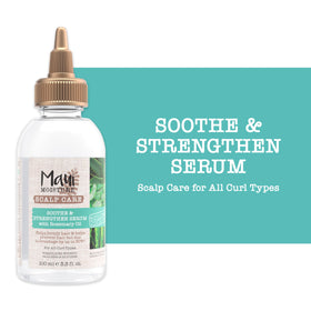 Close-up of Maui Moisture ingredients label highlighting aloe first