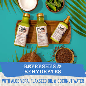 Maui Moisture shampoo being lathered into curly hair for frizz control