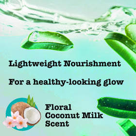 Maui Moisture shampoo poured into hand showing lightweight consistency