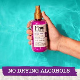 Maui Moisture texture droplet highlighting lightweight conditioning and softness