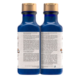Maui Moisture being applied to wet curls to hydrate and reduce tangles