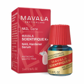 MAVALA Scientifique K+ bottle front view showing product and branding for easy identification