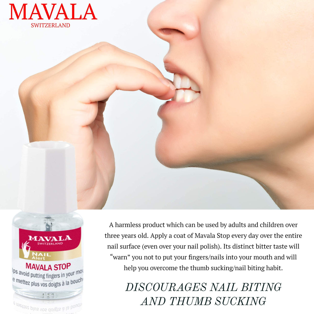 MAVALA Stop being applied to a child's nails to discourage nail-biting and promote healthier growth