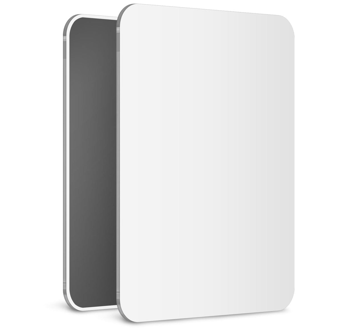 Mavoro front view mirror showing frameless reflection and portability benefit