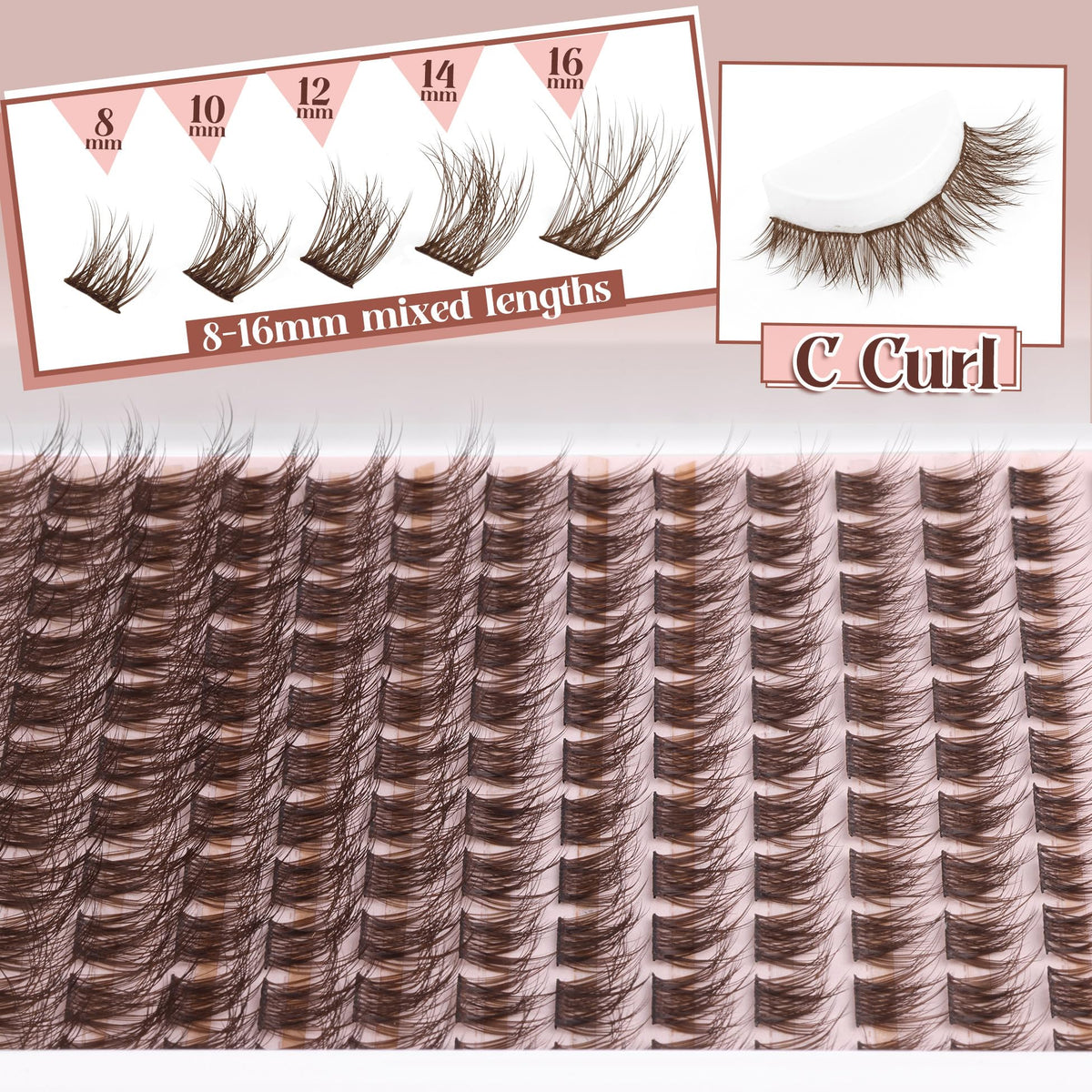Mavphnee organized 10–16mm mixed lengths for customizable styling