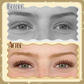 Mavphnee thin clear bands shown for invisible, comfortable lash wear