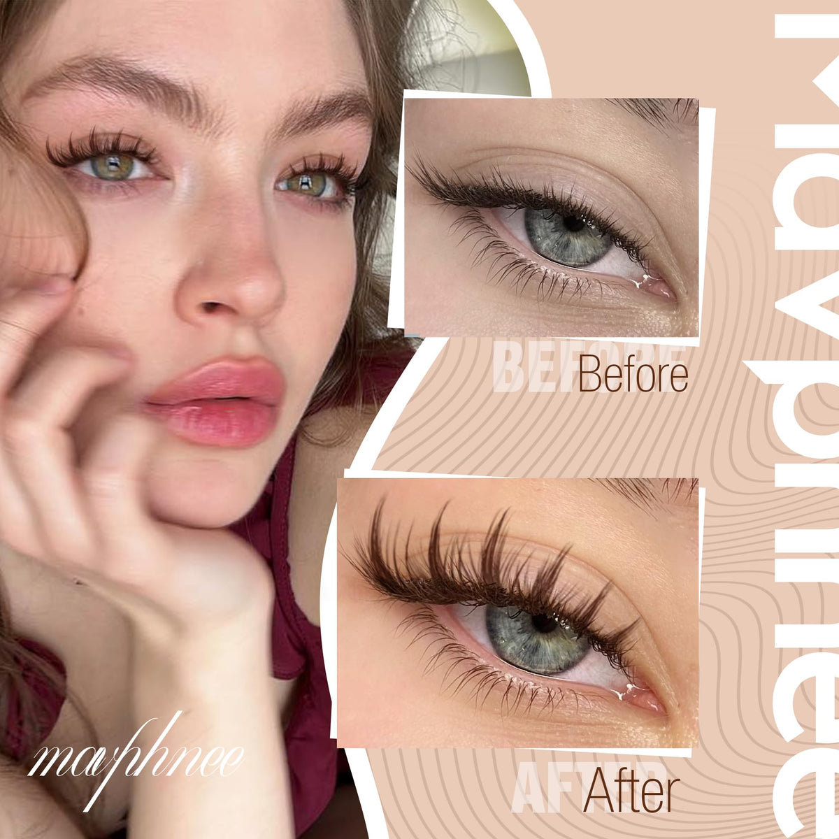 Mavphnee close-up of CC curl texture, highlighting fluffy natural definition