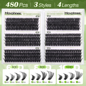 Mavphnee close-up of soft lash fiber texture for comfortable wear