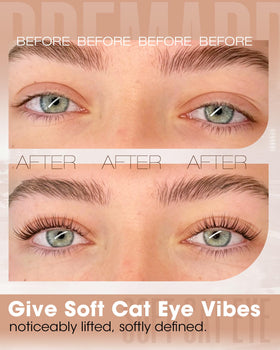 Mavphnee close-up of tapered tips, realistic natural lash appearance