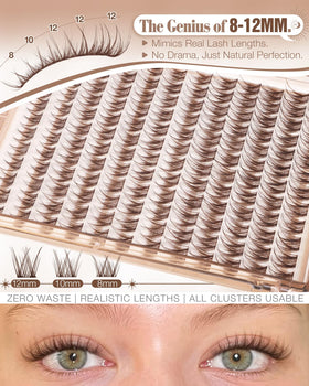 Mavphnee close-up of clear ultra-fine band highlighting invisible blend benefit