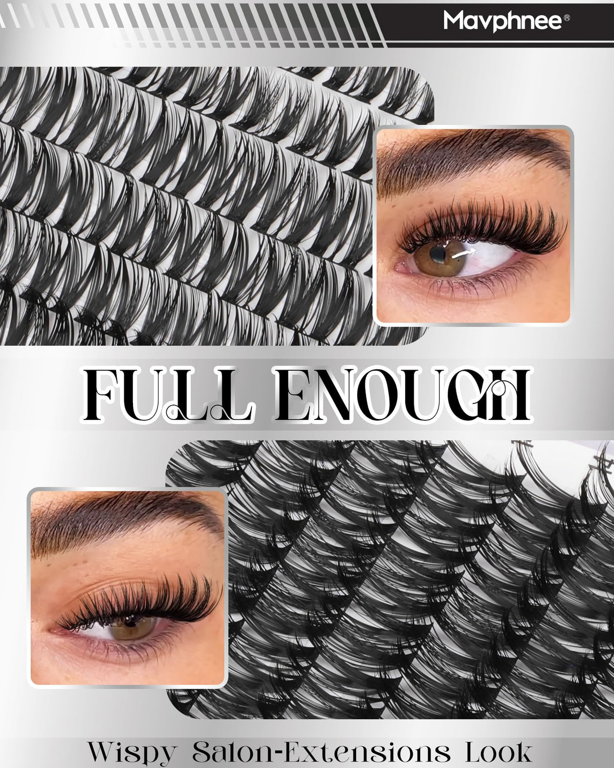 Mavphnee close-up of cluster fiber texture highlighting soft natural finish