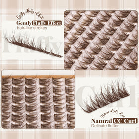 Mavphnee clusters applied on eye demonstrating natural lift
