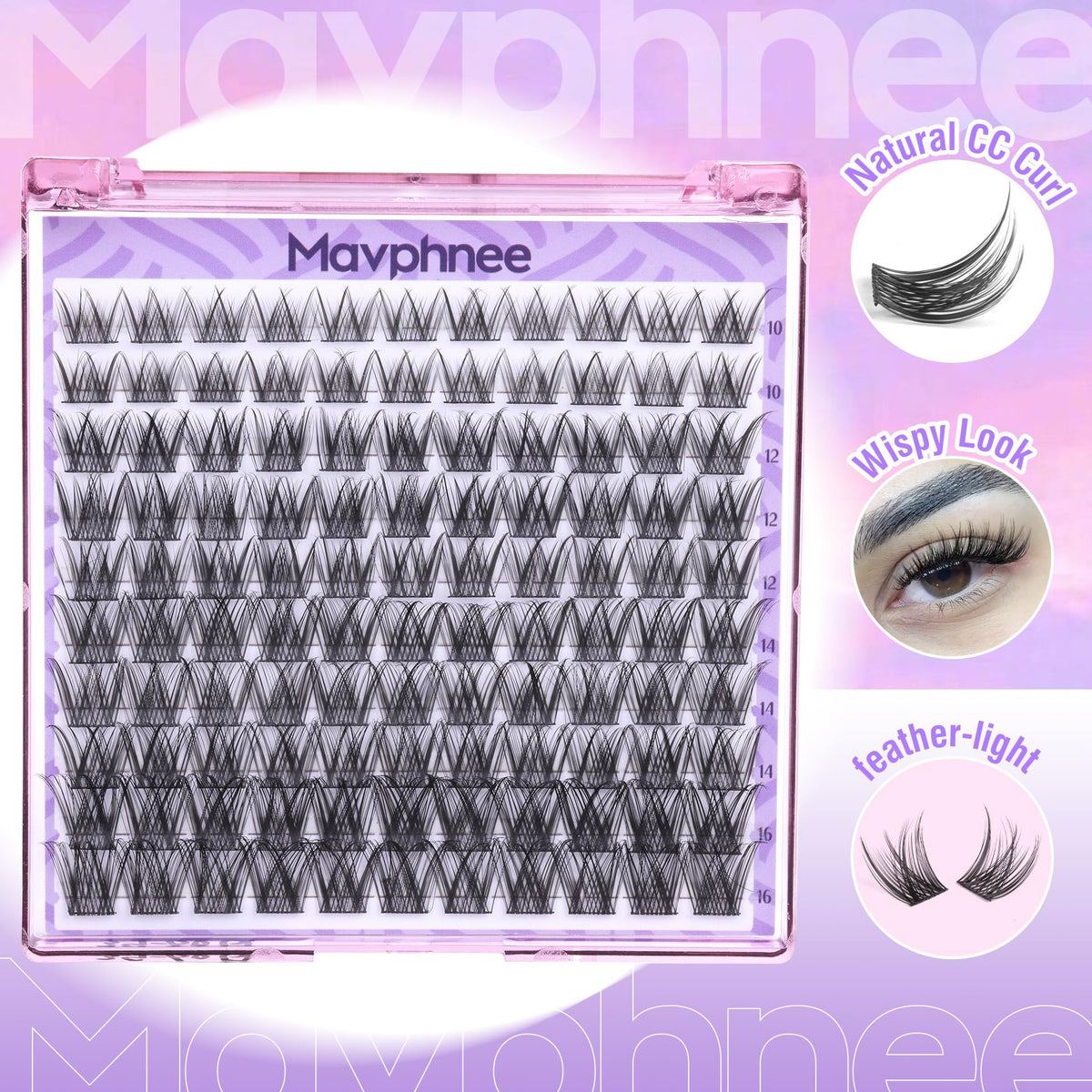 Mavphnee cotton band close-up showing flexible, seamless blending