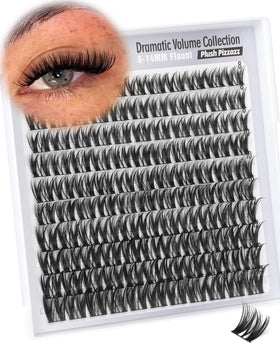 Mavphnee front packaging showing 110 cluster lashes and product name for easy identification