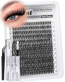 Mavphnee front packaging showing full lash cluster kit and included tools