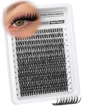 Mavphnee front packaging showing 132-piece lash cluster pack for versatile looks