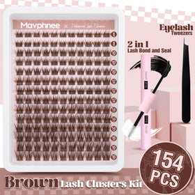 Mavphnee bond and seal glue with tweezers for easy application