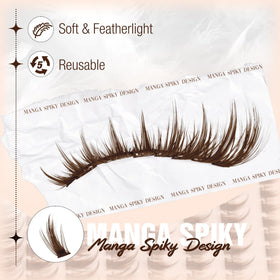 Mavphnee thin flexible lash band detail, offering comfortable all-day wear