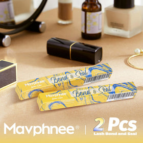 Mavphnee lash clusters applied on model showing secure hold and natural finish
