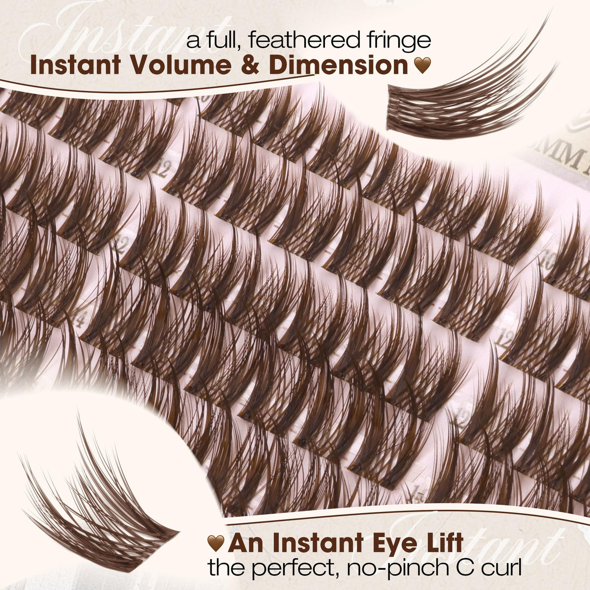 Mavphnee comparison of 10–16mm clusters illustrating layering options and customizable volume