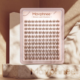 Mavphnee lashes styled in a clean-girl aesthetic for soft, refined look