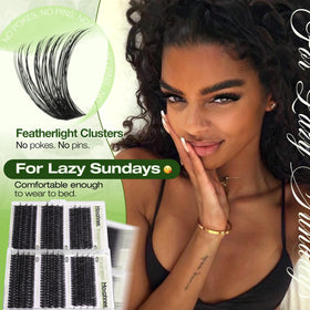 Mavphnee model wearing lashes showing lifted natural-looking volume