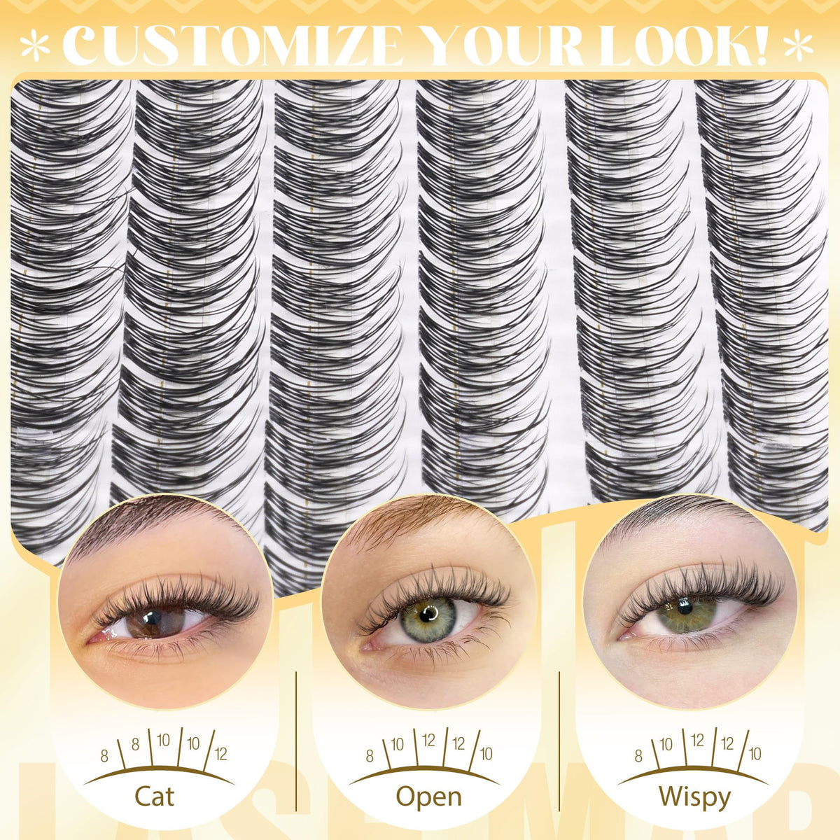 Mavphnee on model wearing natural-look clusters showing subtle enhancement benefit