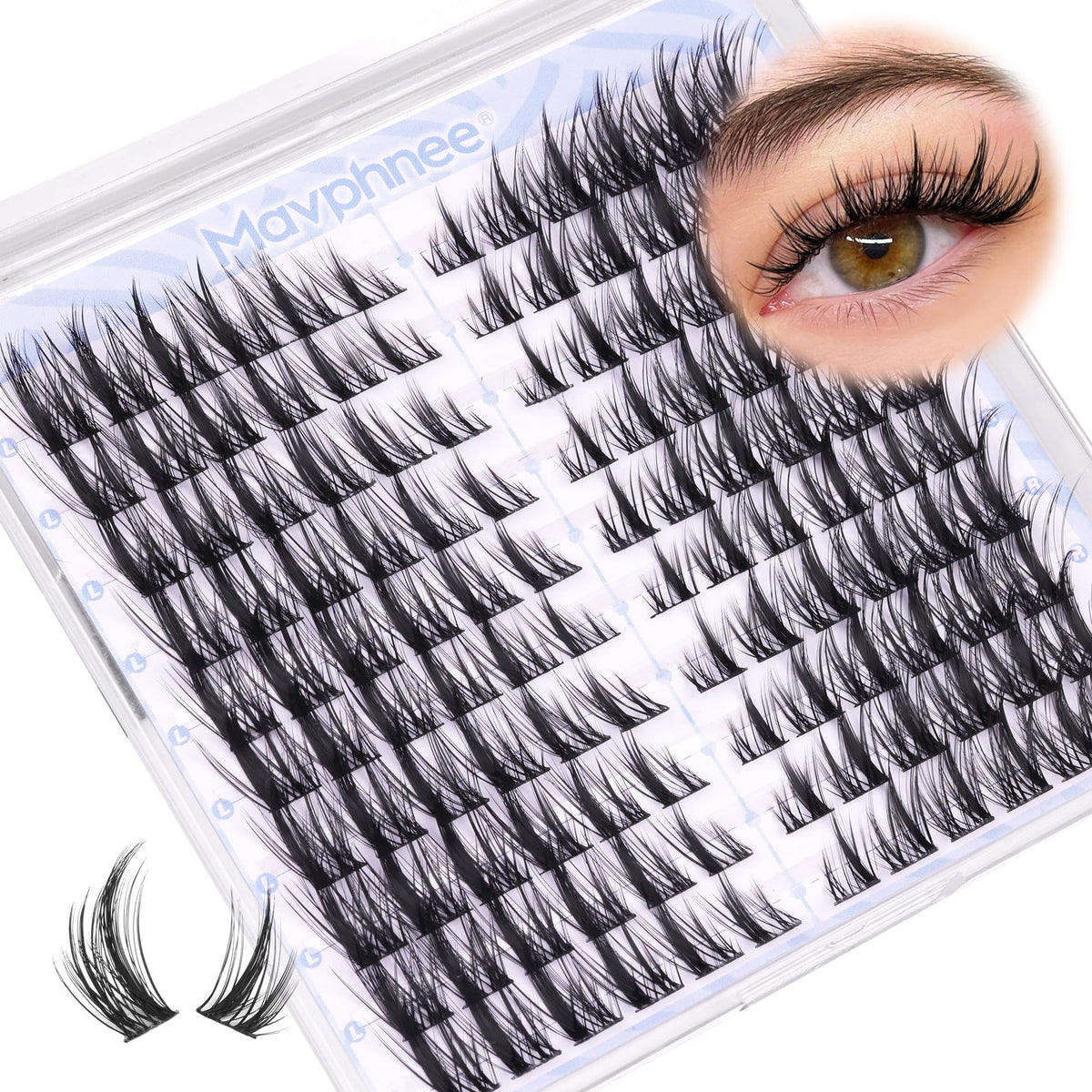 Mavphnee cleaned reusable clusters retaining curl and shape