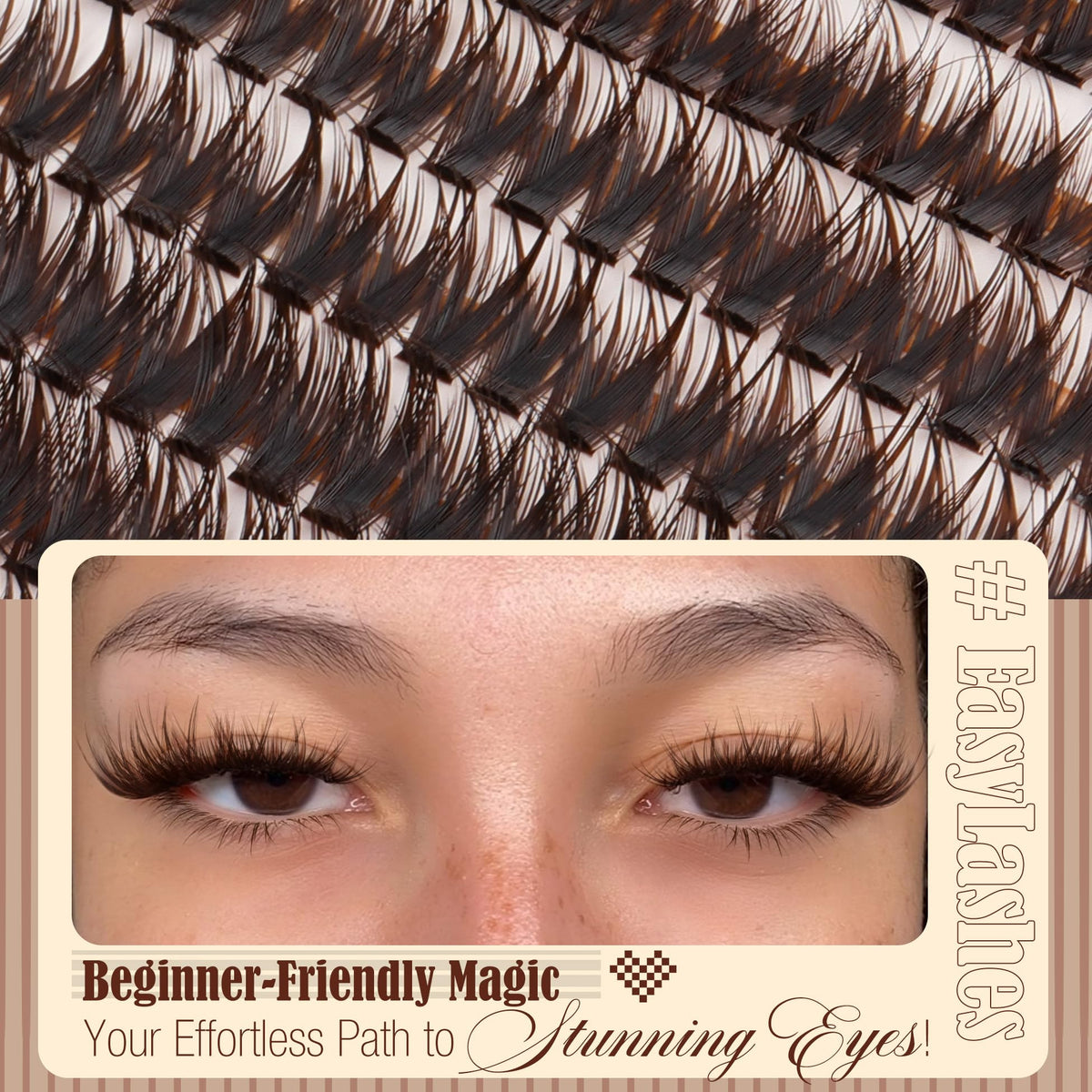 Mavphnee lashes next to ruler showing precise size comparisons