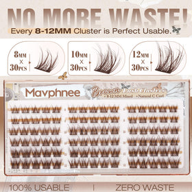 Mavphnee storage tray and cleaning tools to preserve lash shape