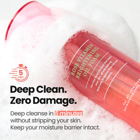 MAXCLINIC Bulgarian rose oil ingredient shot emphasizing soothing, antioxidant support
