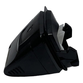 maxeylead side profile mounted on trimmer demonstrating easy snap-on installation