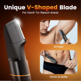 MAXGROOM adjustable dial comb detail for precise beard lengths