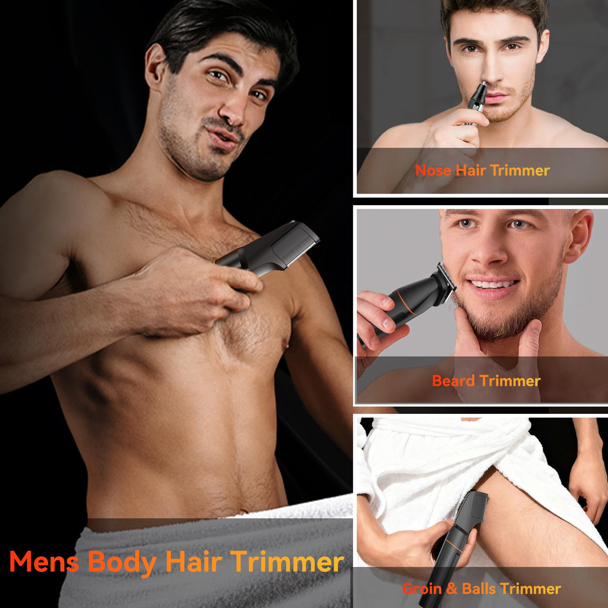 MAXGROOM nose trimmer detail for neat, irritation-free touch ups