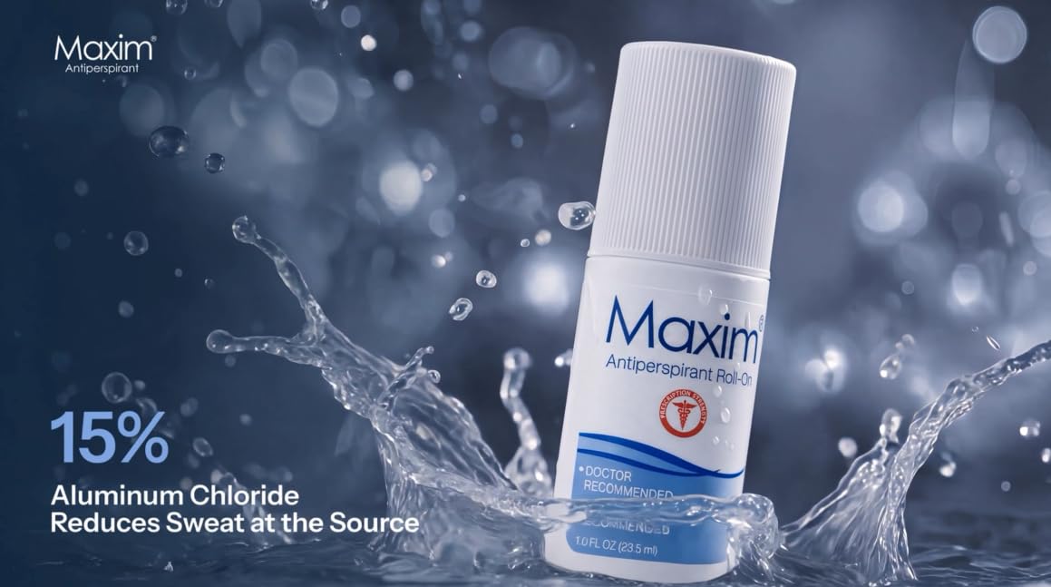 MAXIM lifestyle image of man in shirt feeling confident and dry