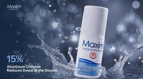 MAXIM lifestyle image of man in shirt feeling confident and dry