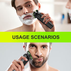 MAXWISDOM razor with travel pouch ready for trips and clutter-free storage