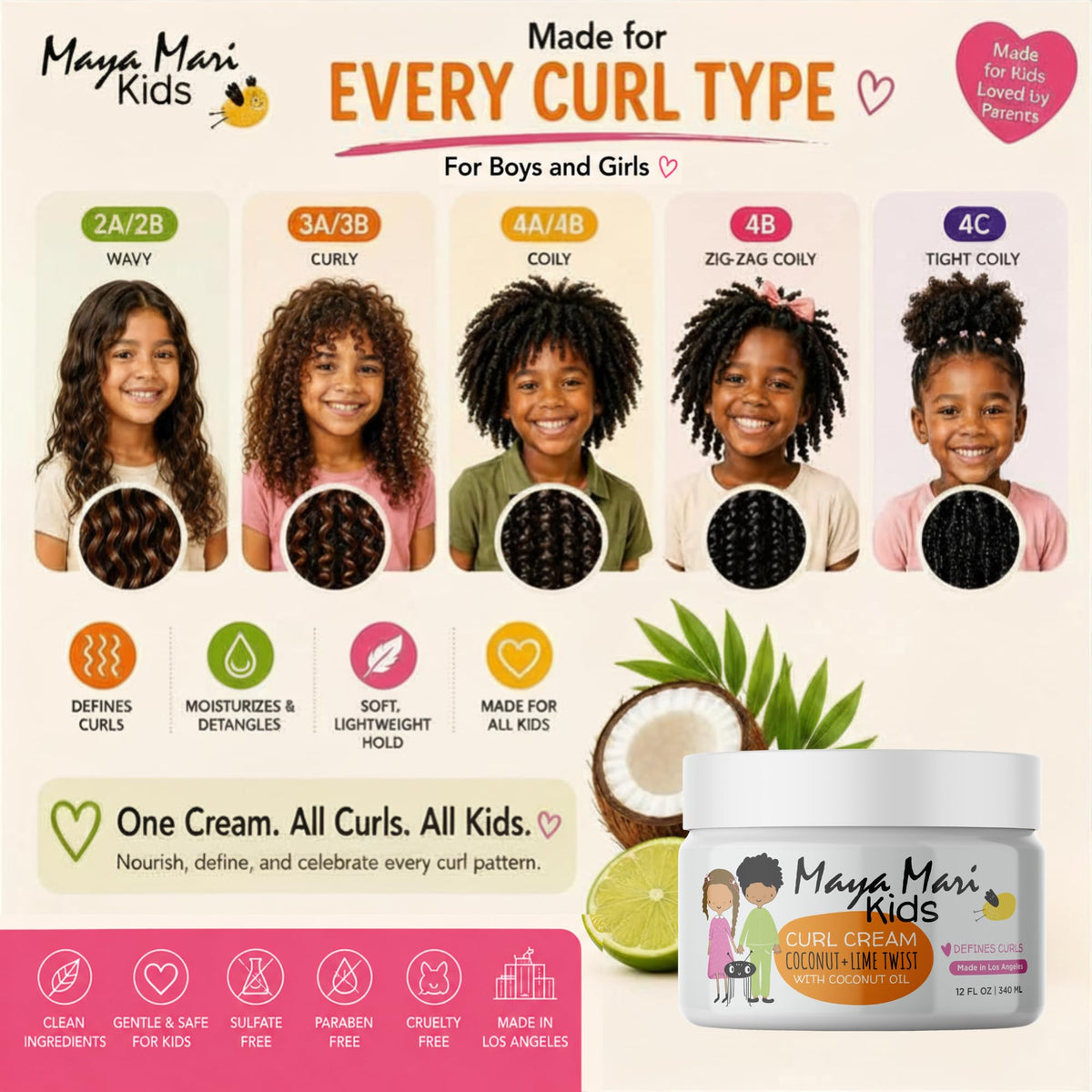MAYA MARI closeup of cream texture illustrating smooth slip and easy spread