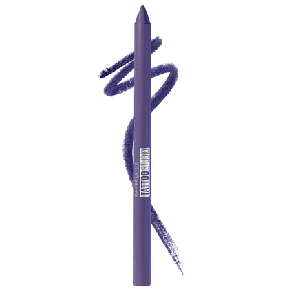 Maybelline pencil front packaging showing amethyst shade and brand