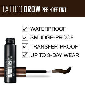 Maybelline application brush in use creating precise brow shaping and control