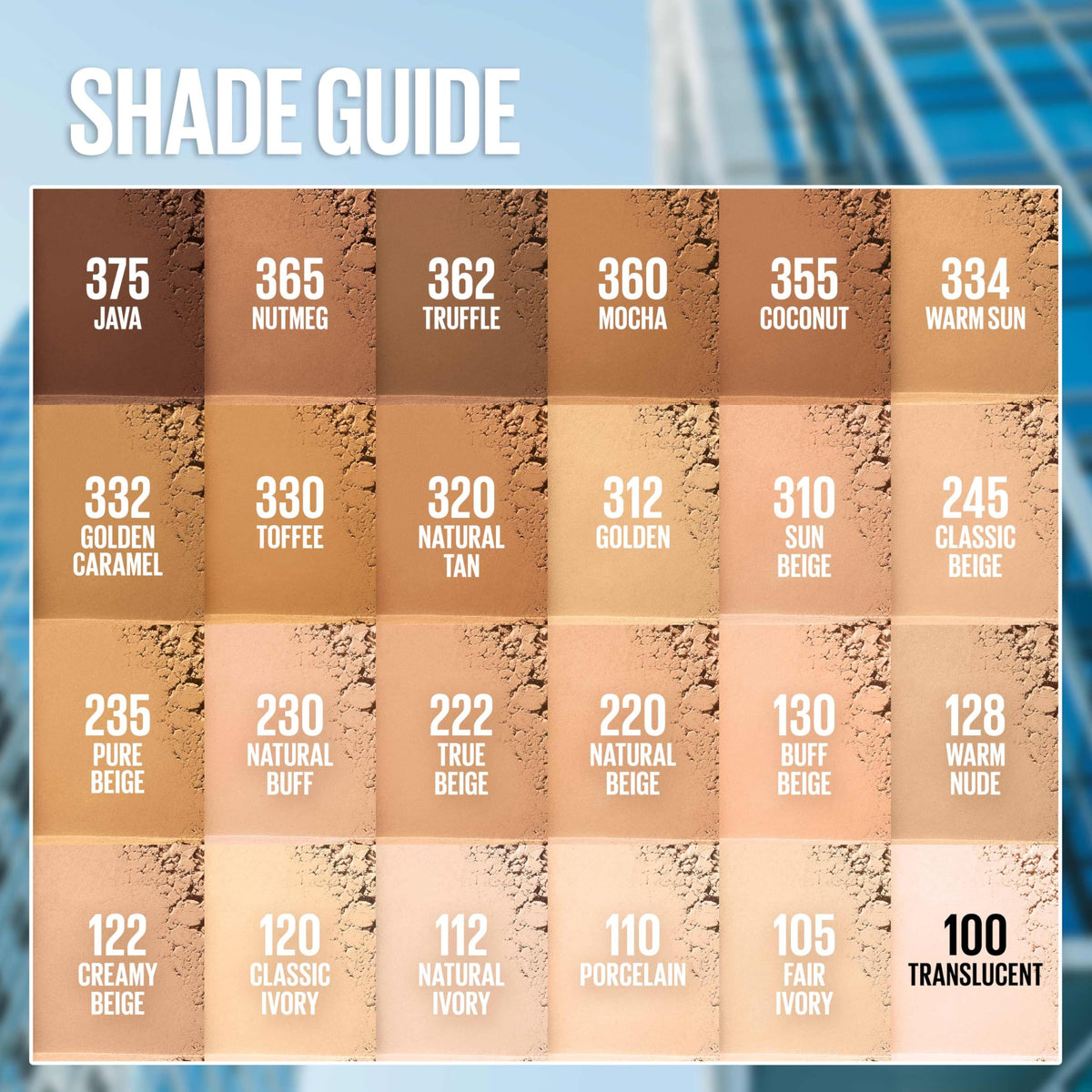 Maybelline swatch on hand demonstrating blendability and natural matte effect