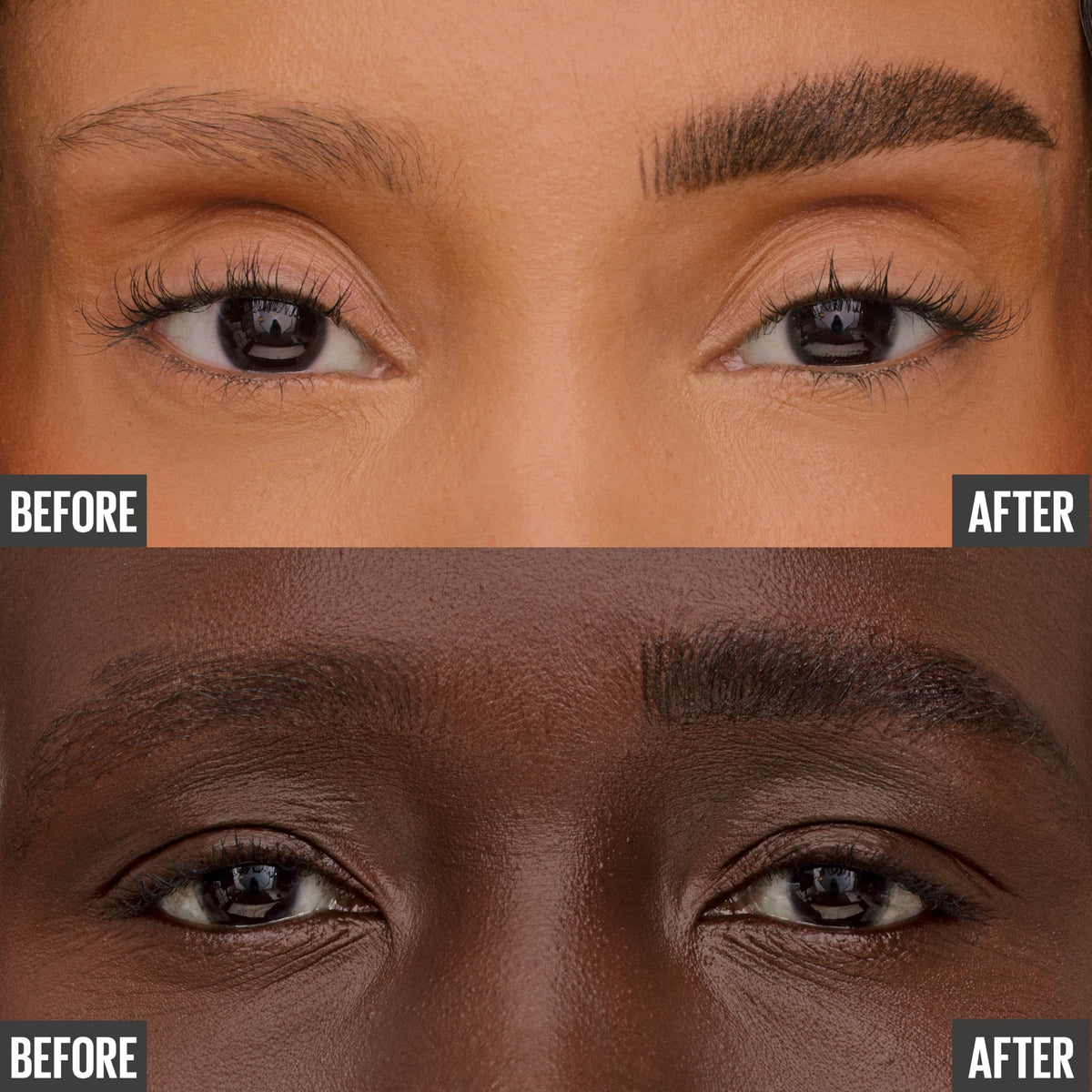 Maybelline application on model brows delivering defined, long-wear finish