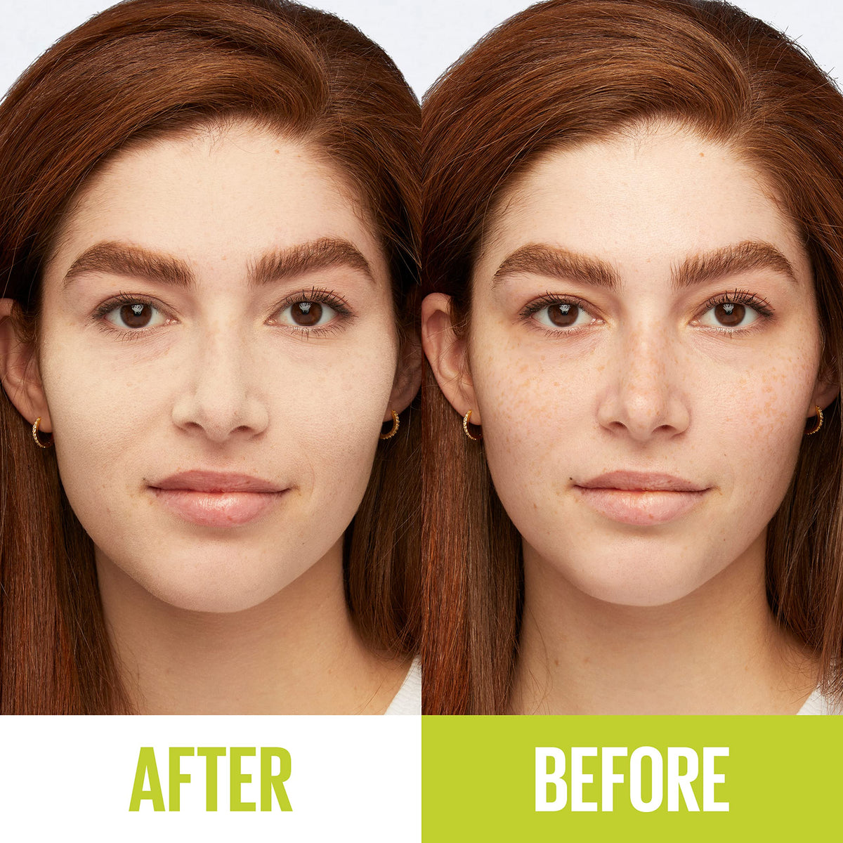 Maybelline foundation application with brush for even medium-to-full coverage
