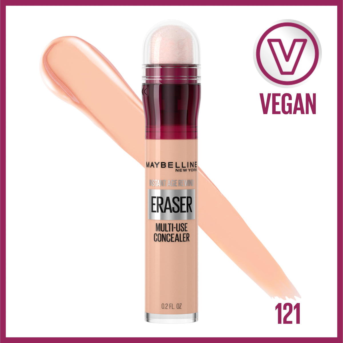 MAYBELLINE micro-corrector applicator closeup for precise, mess-free application