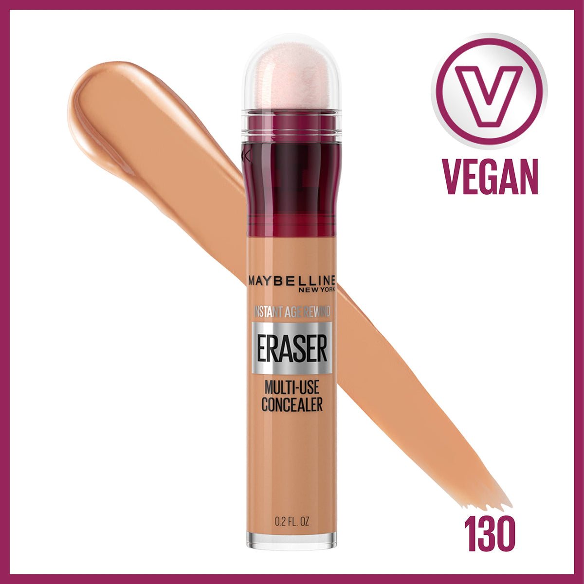 Maybelline applicator close-up sponge tip for precise under-eye application