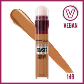 Maybelline sponge applicator close-up delivering even product for easy blending