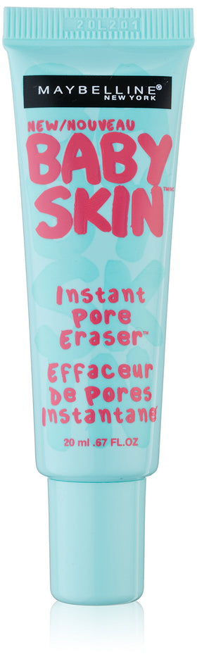 MAYBELLINE Baby Skin front tube showing compact travel-ready primer