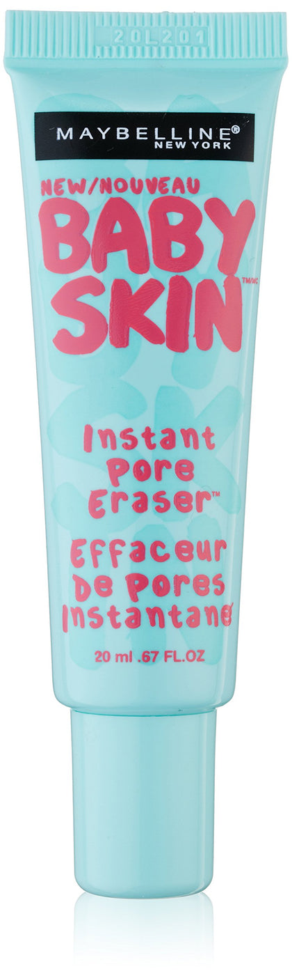 MAYBELLINE Baby Skin front tube showing compact travel-ready primer