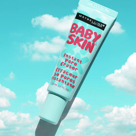 Maybelline Baby Skin open cap and nozzle highlighting easy dispensing benefit